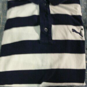 PUMA BRAND SHORT SLEEVE POLO SHIRT.LARGE